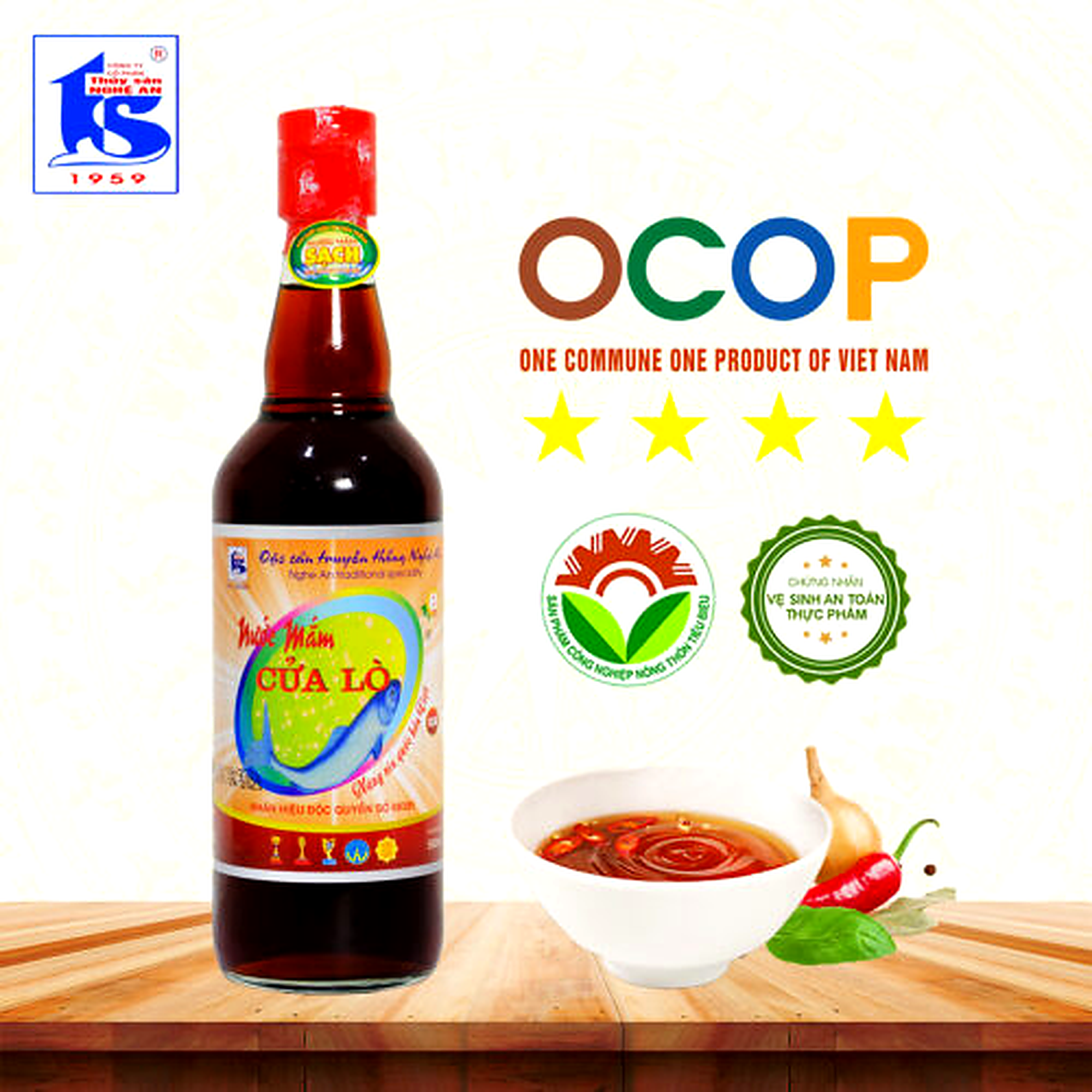 Nước mắm Cửa Lò CL58 - 500 ml